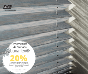 Promoción verano Cortinas Luxaflex