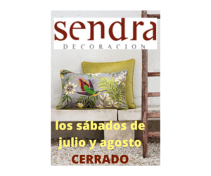 EN JULIO Y AGOSTO CERRAMOS LOS SÁBADOS
